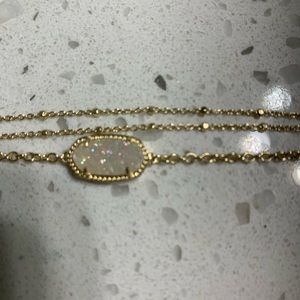 Brand new with tags Kendra Scott triple bracelet with stone.